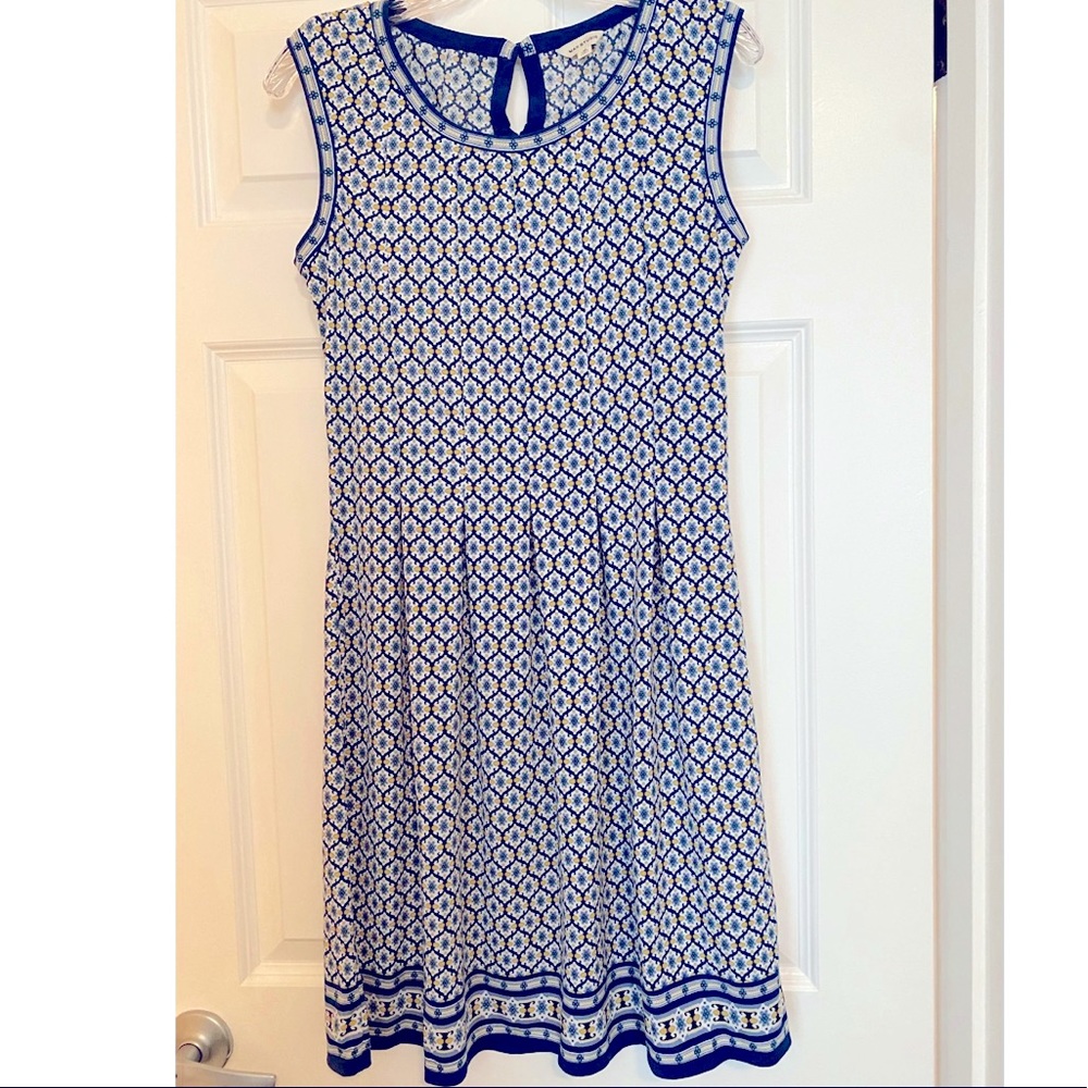 Max Studio Sleeveless Dress with Pleated Skirt